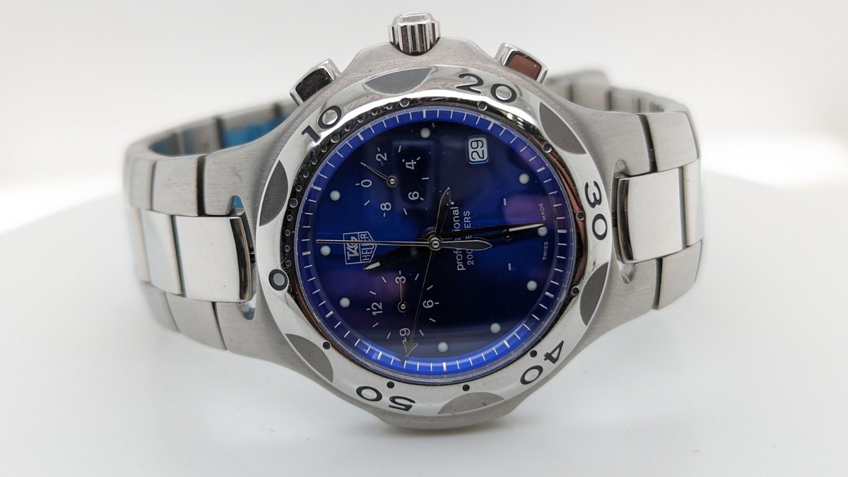 TAG Heuer kirium タグホイヤー キリウム CL1112 腕時計 TAG HEUER Kirium CL1112 Chronograph Blue Quartz Men's 41 mm
