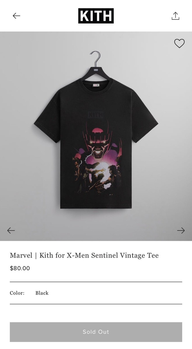 X-Men | Kith x Marvel Sentinel Vintage Tee Size Medium 
