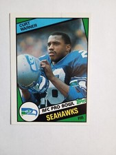 1984 Topps CURT WARNER #198 RC Football Card