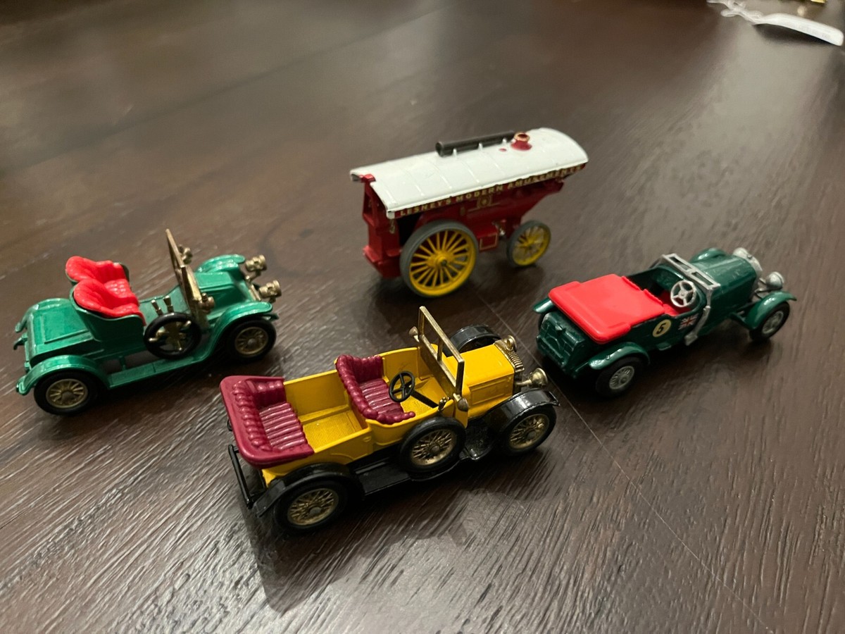 VINTAGE Lesney Matchbox Models of Yesteryear Die Cast Car Lot x4 