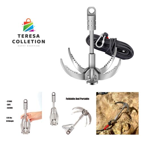Grappling Hooks - Survival Claw Multifunctional Stainless Steel Hook with 20M...