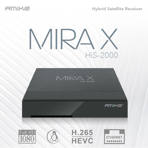 Amiko MIRA X His-2000 Hybrid Satellite Receiver MYTV Multi Stream Tuner Linux - Picture 5 of 11