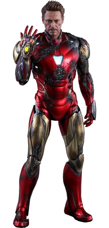 Hot Toys 1/6 Avengers Endgame Iron Man LXXXV Batalla Dañado-MMS543 D33-Sellado Foto 2 de 4