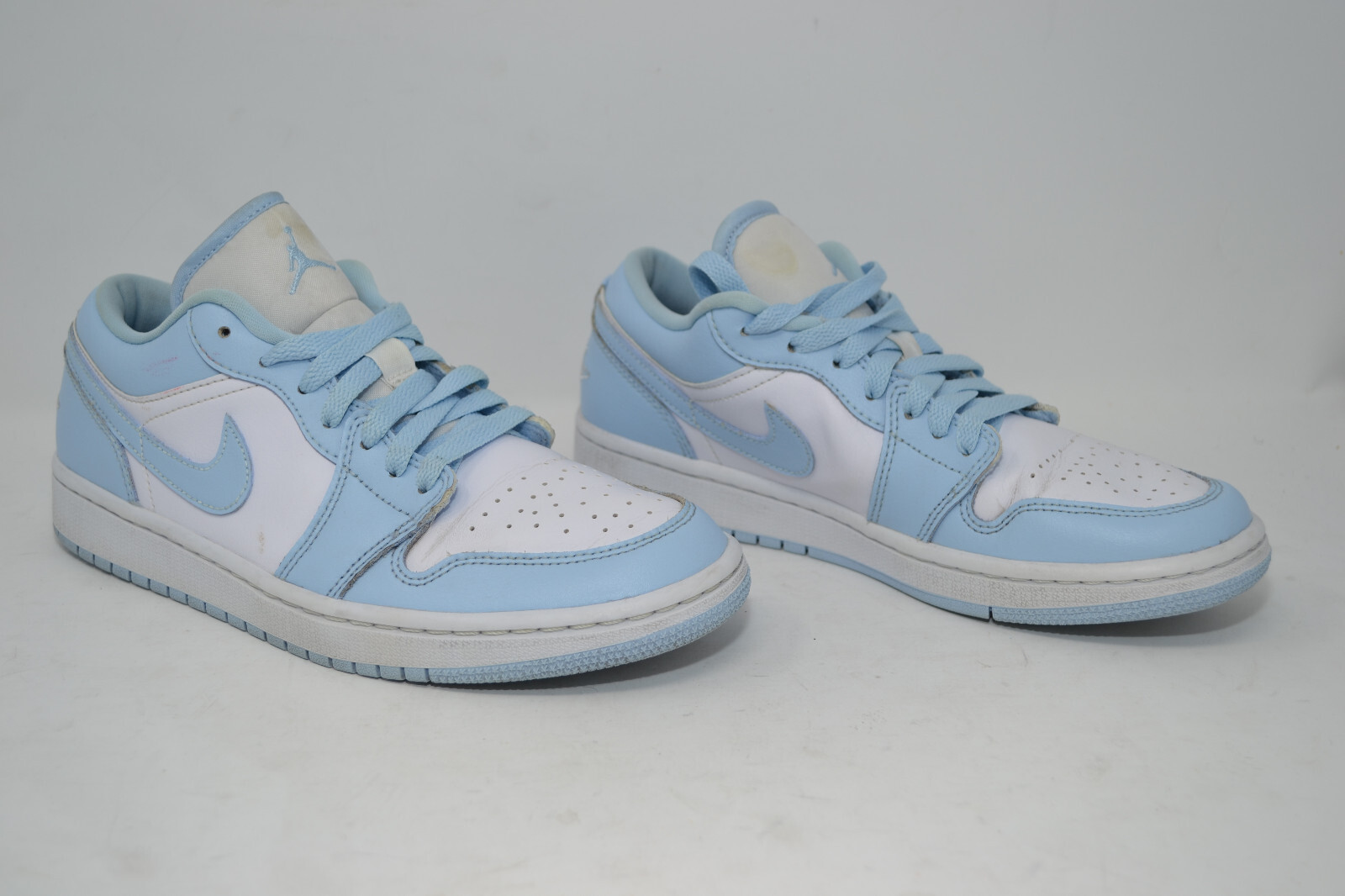 Nike Jordan 1 Low - White/Ice Blue Women's Size 8 DC0774-141 Sneakers