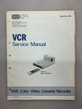 Magnavox VR8465SL01 Original Service Manual Free Shipping