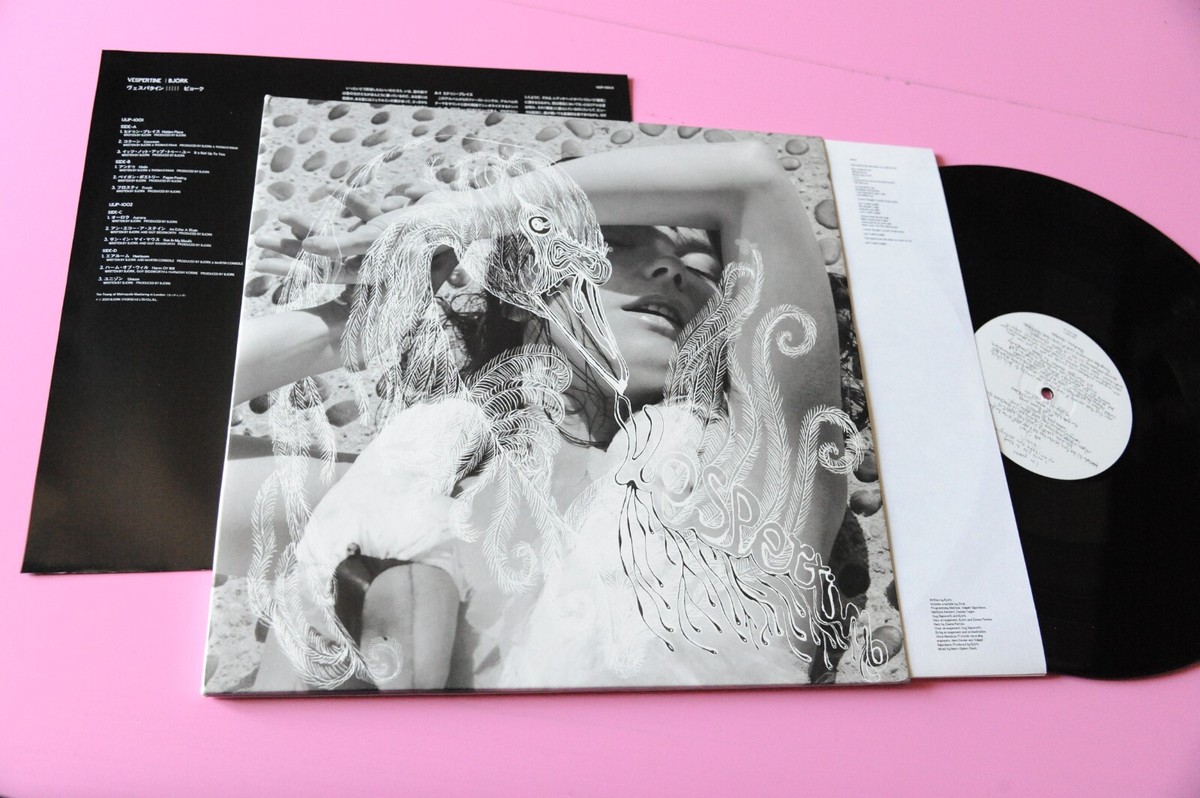 Bjork Vespertine 2LP Orig Japan 2001 NM 6.3oz * Press Insert