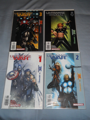 Ultimate War #1, 2, 3, 4 (2003) Complete set in NM, X-Men