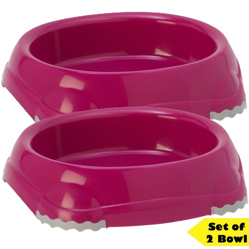 2x Dog Bowl Cat Set Bowls Feeder Food Drink Dish Puppy Feeding Kitten Non-Slip - Picture 21 of 28