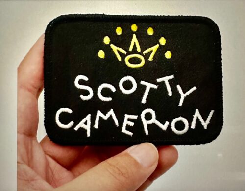 GORGEOUS SCOTTY CAMERON EMBROIDERED IRON-ON PATCH... - Afbeelding 1 van 3