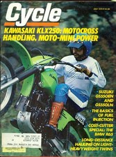 1979 Cycle Magazine: Kawasaki KLX250/Suzuki GS550EN & GS550LN/BMW R65