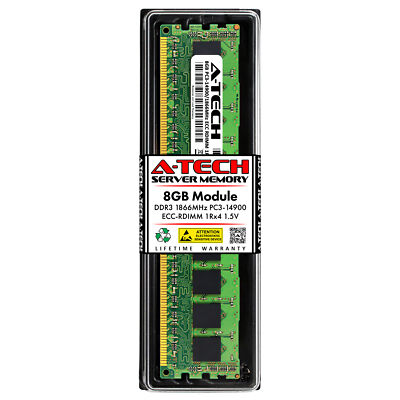 8GB 1Rx4 PC3-14900R RDIMM ASUS RS700-E7/RS8 Memory RAM