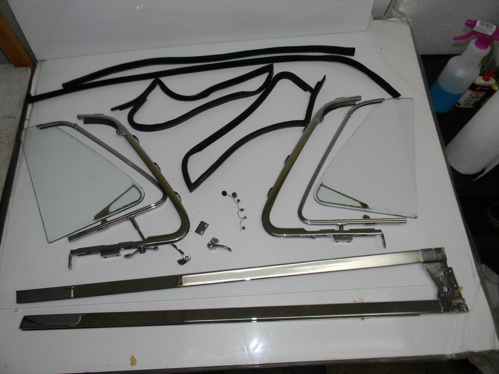 RECHROMED 1946-1955 Bentley MkVI MK6  R Type & Rolls Royce L&R Vent Windows