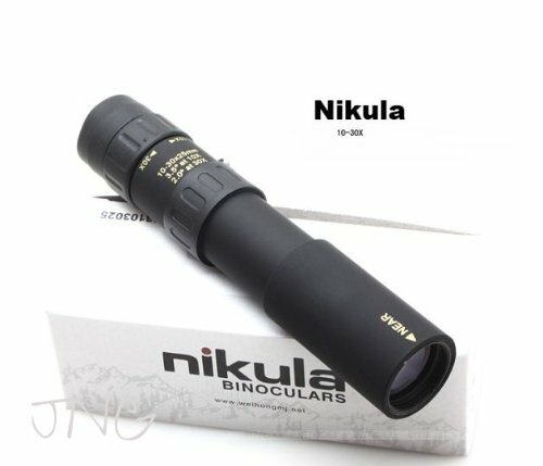 NIKULA 10-30x25 monocular zoom telescope monocle HD portable high
