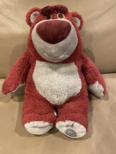 Toy Story 3 Lotso Scented Strawberry Bear 14" Plush Stuffed Animal Disney Store