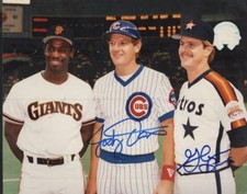 JODY DAVIS GLENN DAVIS W/ CHILI  SIGNED AUTOGRAPHED 8X10 PHOTO W/ COA