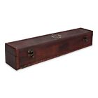 Witch Wizard Handcrafted Wood Magic Wand Box 18 inch Mahogany Medallion