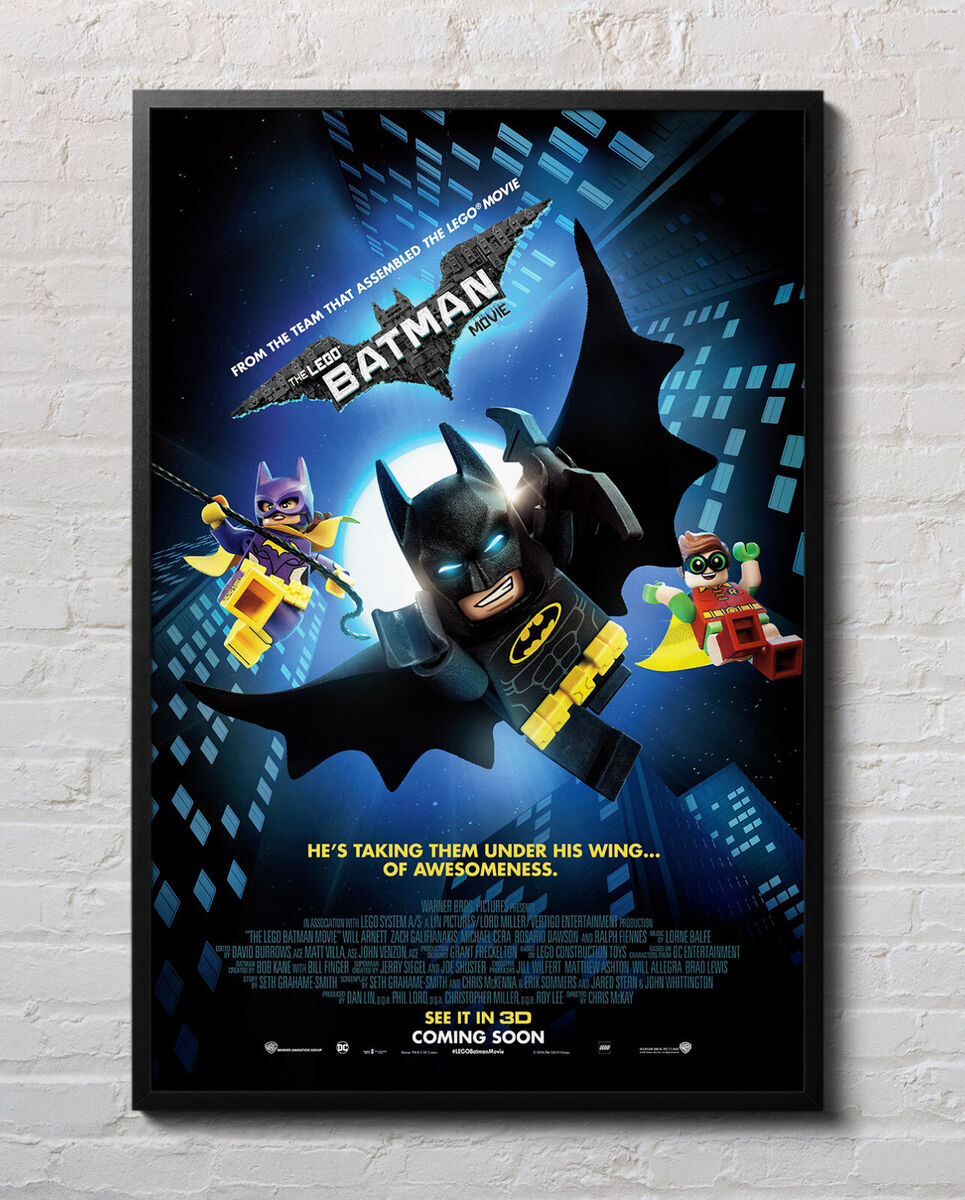 The Lego Batman Movie (2017) Original One-Sheet Movie Poster - Original Film  Art - Vintage Movie Posters