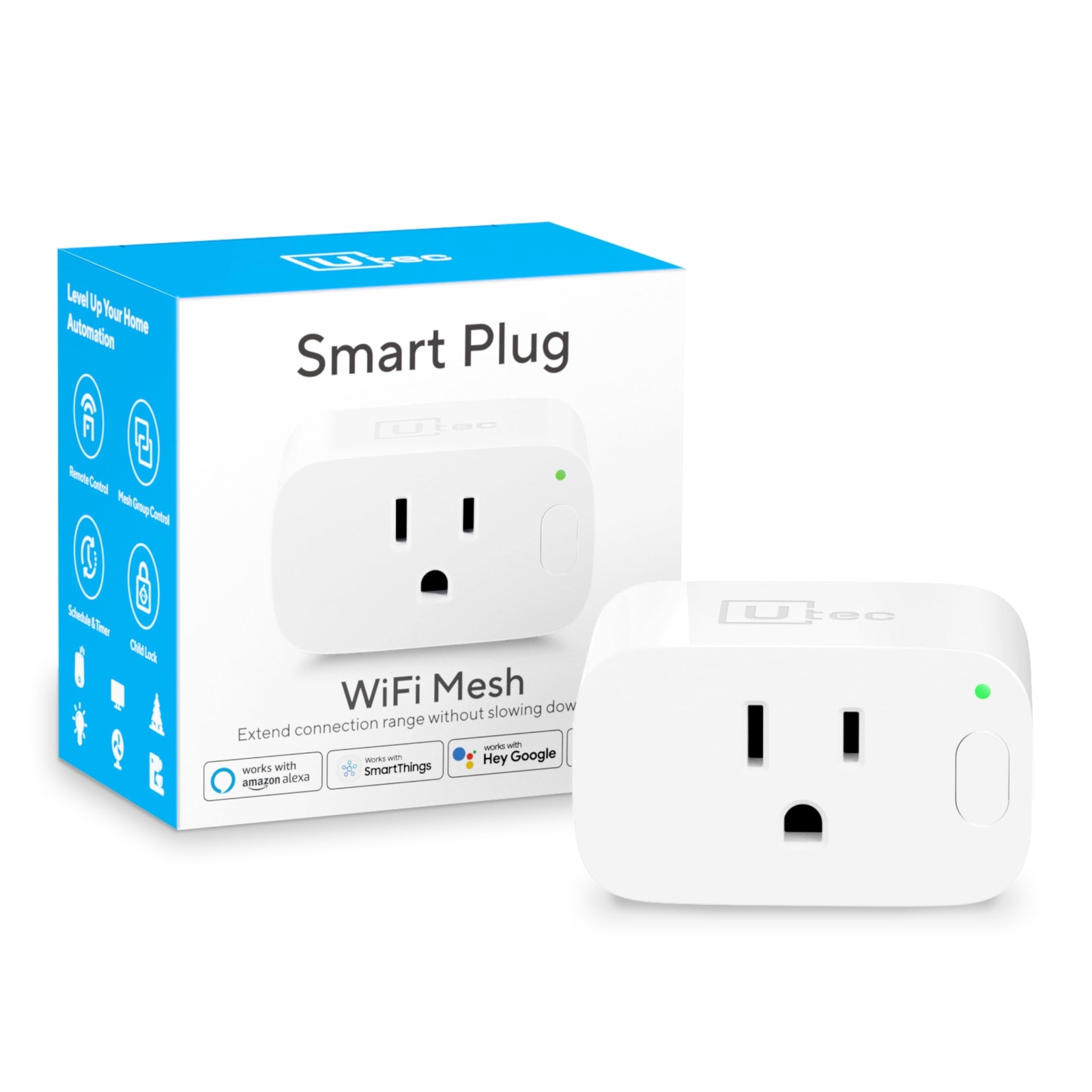 Smart WiFi Plug with Energy Monitoring 15A Smart Home Mesh Outlet Ultra Efficient-image
