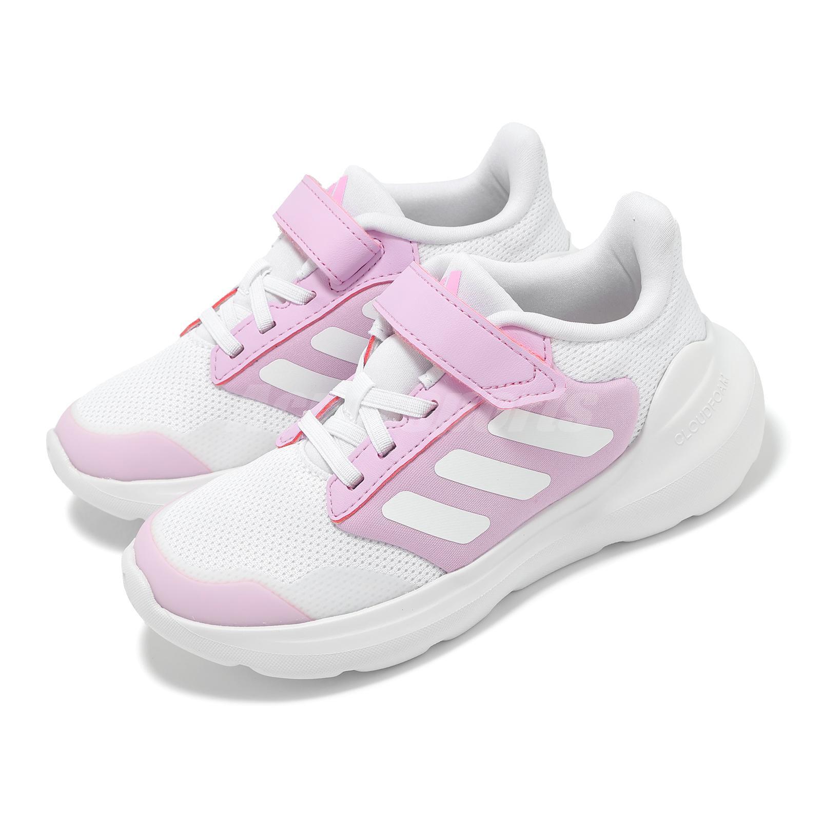 adidas Tensaur Run 3.0 EL C White Pink Kids Preschool Running Strap Shoes IE5992 adidas Tensaur Run 3.0 EL C White Pink Kids Preschool Running Strap Shoes IE5992