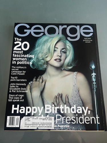 SEPTEMBER 1996 GEORGE MAGAZINE - ACTRESS DREW BARRYMORE - JFK JR