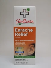 Similasan Earache Relief Ear Drops 10 ml Natural Homeopathic Chamomile Exp 8/26