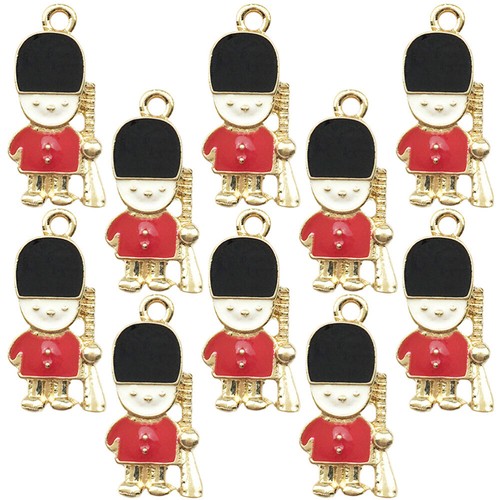 10 Pcs Haarschmuck à prix réduit Anhänger Für Die Schmuckherstellung Nussknacker-Anhänger