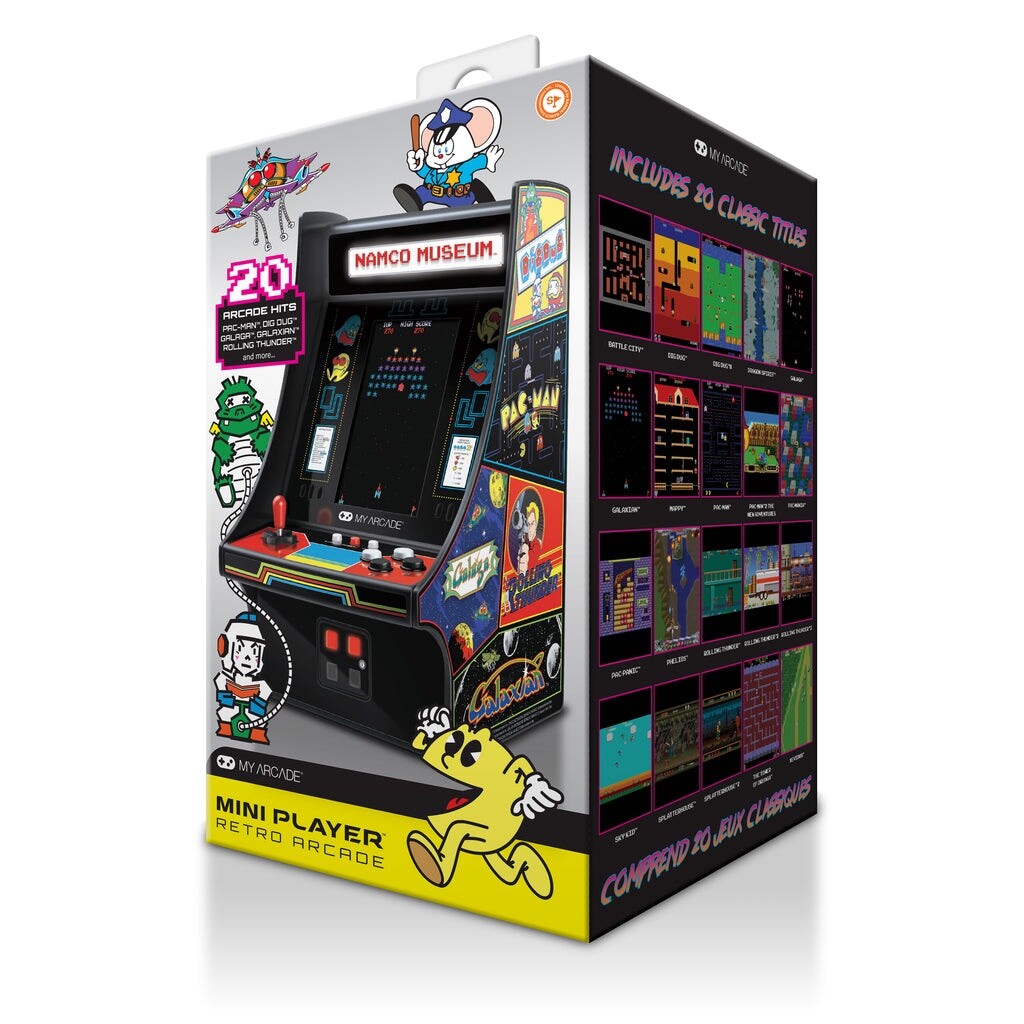 その他 MY ARCADE NAMCO MUSEUM Amazon.com: My Arcade Mini Player 10 Inch Arcade Machine: 20