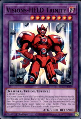 Yugioh BLC1-DE099 - Visions-HELD Trinity - 1. Auflage