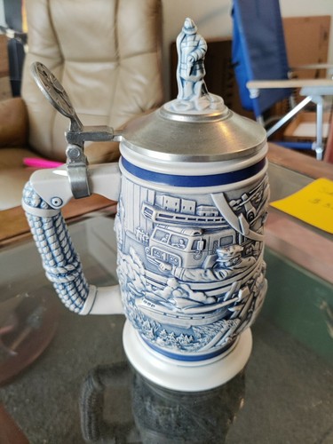 1997 Avon Tribute To Rescue Workers Stein Handcrafted in Brazil # 23827 - Picture 3 of 6
