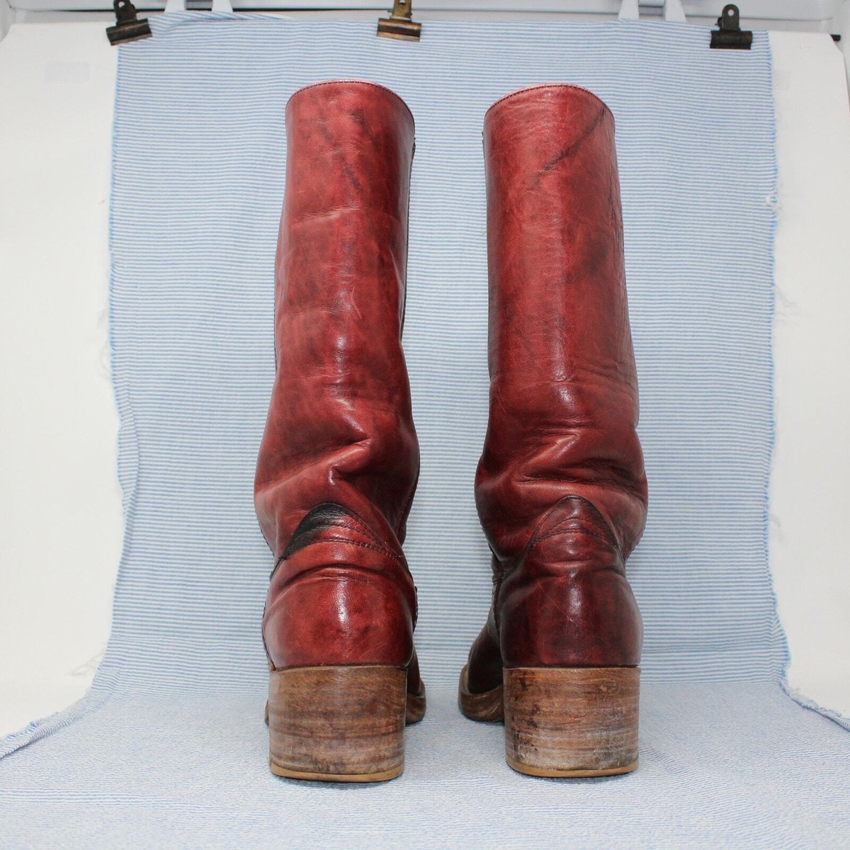 Vintage Frye Black Label Campus Boot Men9.5D Women11.5