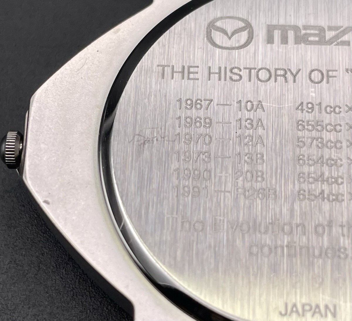 MAZDA ROTARY II WATCH RX-7 RX-8 RX500 FURAI JDM MOTORSPORT
