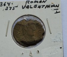 Ancient Roman Coin Valentinian I 364-375 AD Siscia AD365 1396