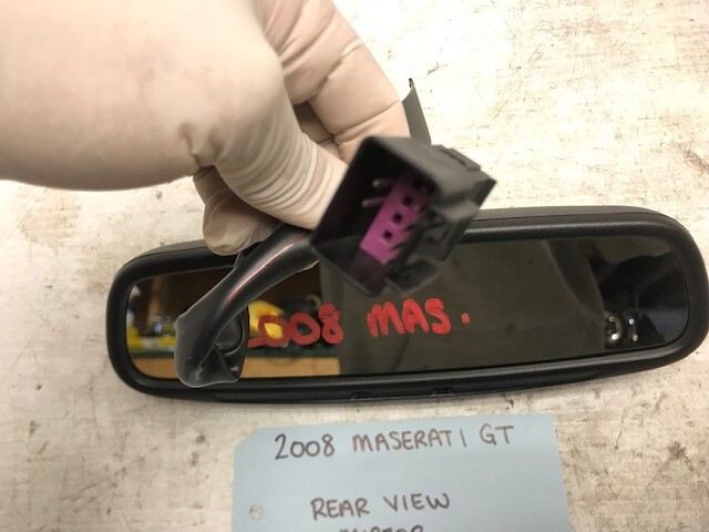 2008 Maserati Gran Turismo M145 OEM REARVIEW REAR VIEW INTERIOR MIRROR 08-13