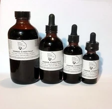 Horse Chestnut Tincture Extract, Aescin, Highest Quality, Multiple Sizes, Conker