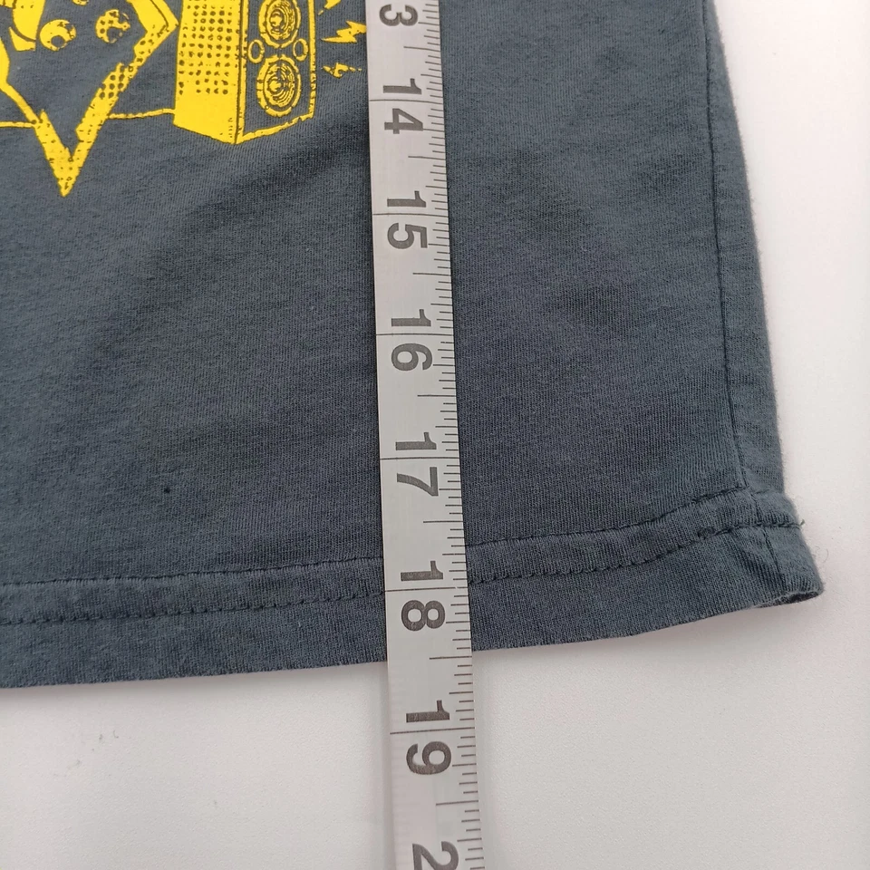 Camisa Faded Glory Juvenil Pequeña 6/7 Gris Rock Star 1962 Camiseta Gráfica Manga Corta Foto 4 de 4