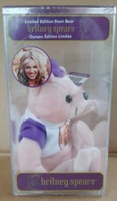 Britney Spears 2000 Y2K Collectible Pink T-Shirt Wearing Collectible Bear Plush