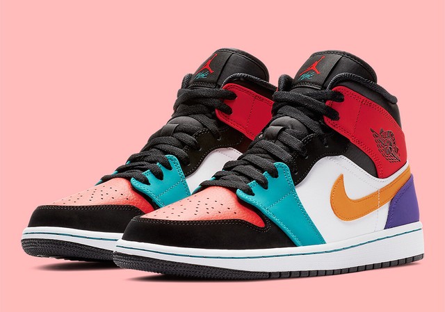 air jordan 1 multicolor mid