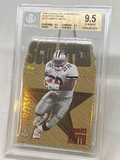 1996 Classic Nfl Experience Emmitt Smith Promo GOLD #XXX BGS 9.5 GEM MINT POP 1