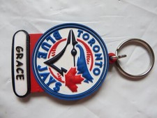 Grace Toronto Blue Jays Keychain Key Chain Ring Keyring Gift