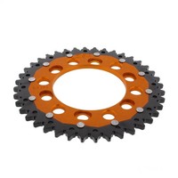 Kettenrad Alu Orange 40-ZäHne 525-Teilung FüR KTM Supermoto 990 SM R LC8 09-11