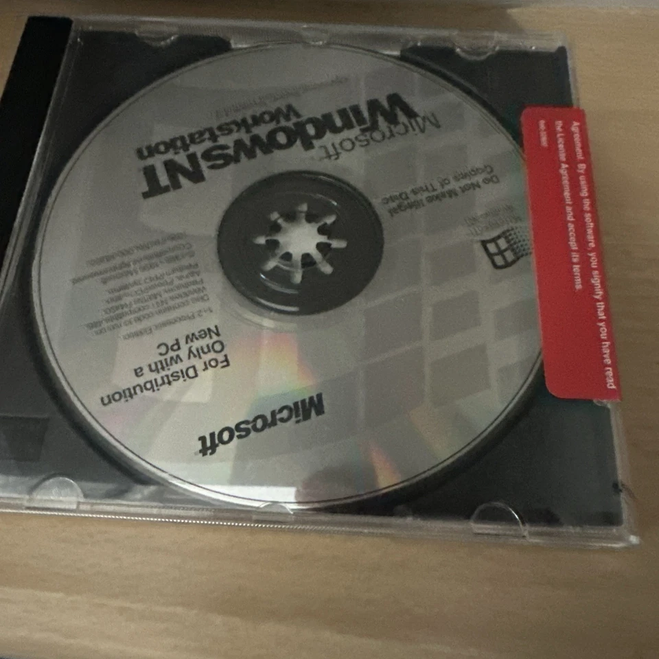 Microsoft Windows NT Workstation 4.0 CD Neu & Versiegelt