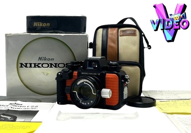 VIDEO Unused] Nikon Nikonos V Underwater Film Camera 35mm f2.5 Lens From JAPAN