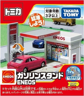Tomica Gas Station ENEOS Convenience Store Model Takara Tomy Japan Tomica Town