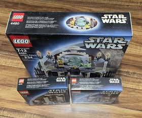 LEGO Star Wars Episode VI Jabba&rsquo;s Palace Set Of 3 #4475 #4476 #4480 New In Box
