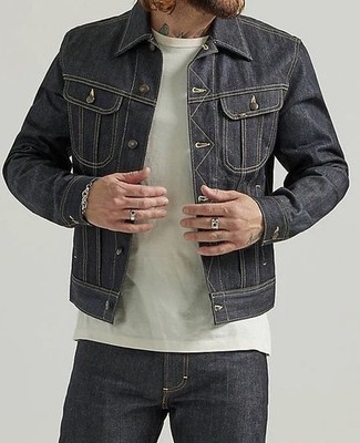 Lee  premium quality rinse wash denim Rider Jacket - Size XL