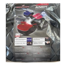 Kindersitz Sitzerhöhung Auto Sitz für Kinder Andy 125-150 cm, neueste Norm R129