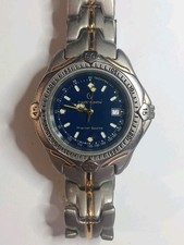 Mens Claude Valentini Divers Style Watch Working Battery In Used Condition