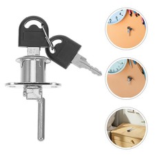 2PCS Metal Desk Locks: Filing Cabinet Drawers Lock Replacement for Wardrobe