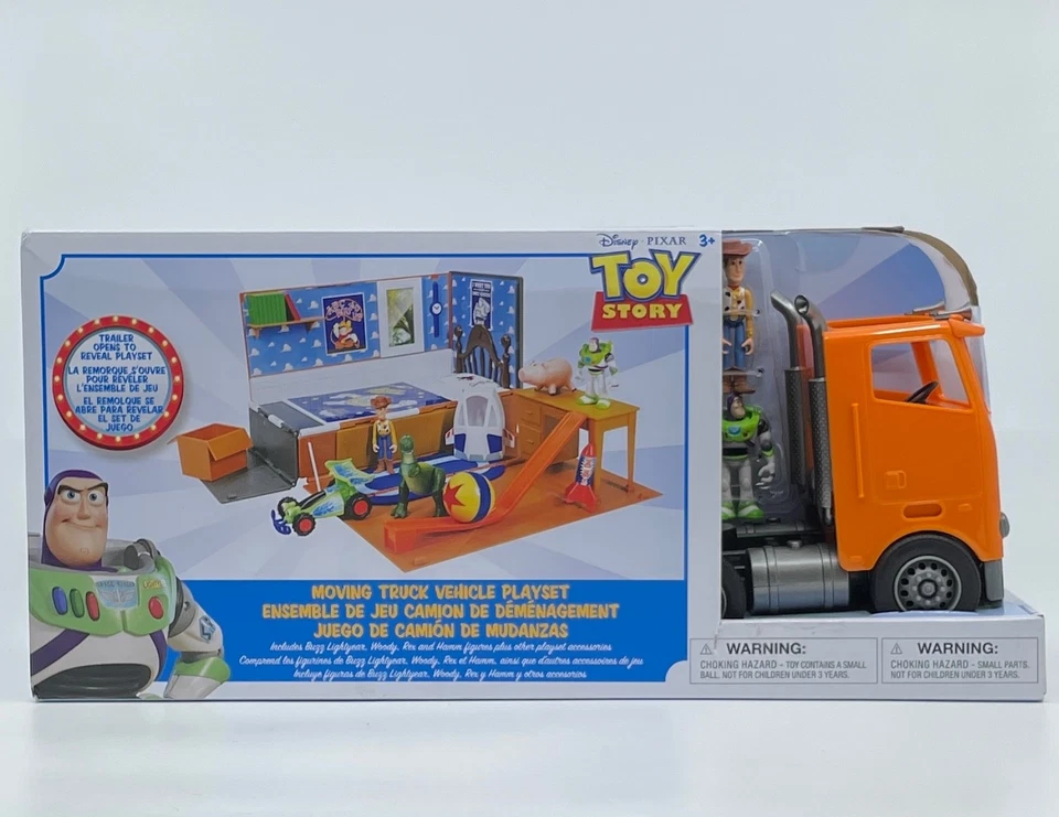 Disney Parks Toy Story camión de mudanza juego Buzz Lightyear figuras leñosas vehículo Foto 2 de 4