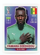 2022 Panini FIFA World Cup: Qatar 2022 Stickers Famara Diedhiou #SEN17